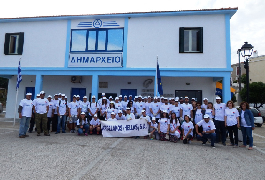  2nd Annual beach cleaning at Oinousses  sponsored by ANGELAKOS (HELLAS) S.A.