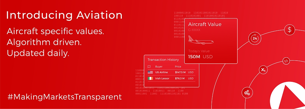 VesselsValue brings disruption and transparency to a highly opaque market with their daily updated aircraft values and transaction information.