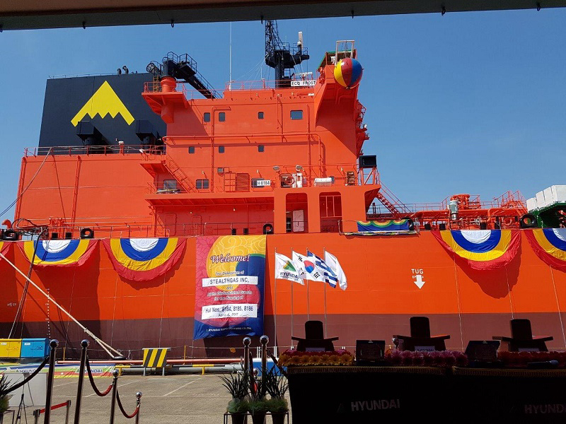 Stealthgas inc. named three prototype 22,000 cubic meters ammonia/VCM carriers