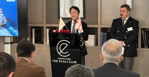 Hiroshi Kawaguchi, General Manager of NYK's Dry Bulk Marine Quality Control Group, delivering his opening remarks