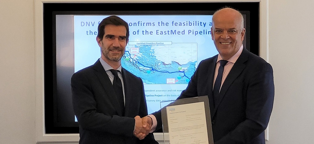 DNV further confirms feasibility and maturity of the EastMed pipeline