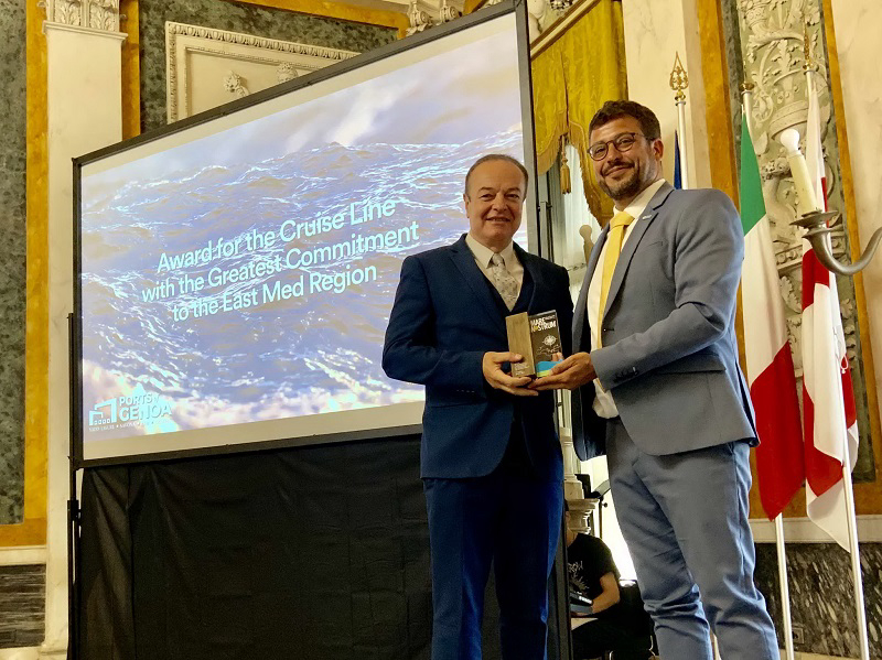 &Sigma;&eta;&mu;&alpha;&nu;&tau;&iota;&kappa;ή &delta;&iota;ά&kappa;&rho;&iota;&sigma;&eta; &gamma;&iota;&alpha; &tau;&eta; Celestyal Cruises &sigma;&tau;&alpha; Mare Nostrum Awards 2019