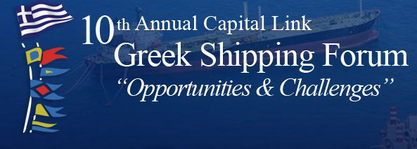 &Mu;&epsilon; &epsilon;&pi;&iota;&tau;&upsilon;&chi;ί&alpha; &omicron;&lambda;&omicron;&kappa;&lambda;&eta;&rho;ώ&theta;&eta;&kappa;&epsilon; &tau;&omicron; &ldquo;10&omicron; &Epsilon;&tau;ή&sigma;&iota;&omicron; Capital Link Greek Shipping Forum&rdquo;