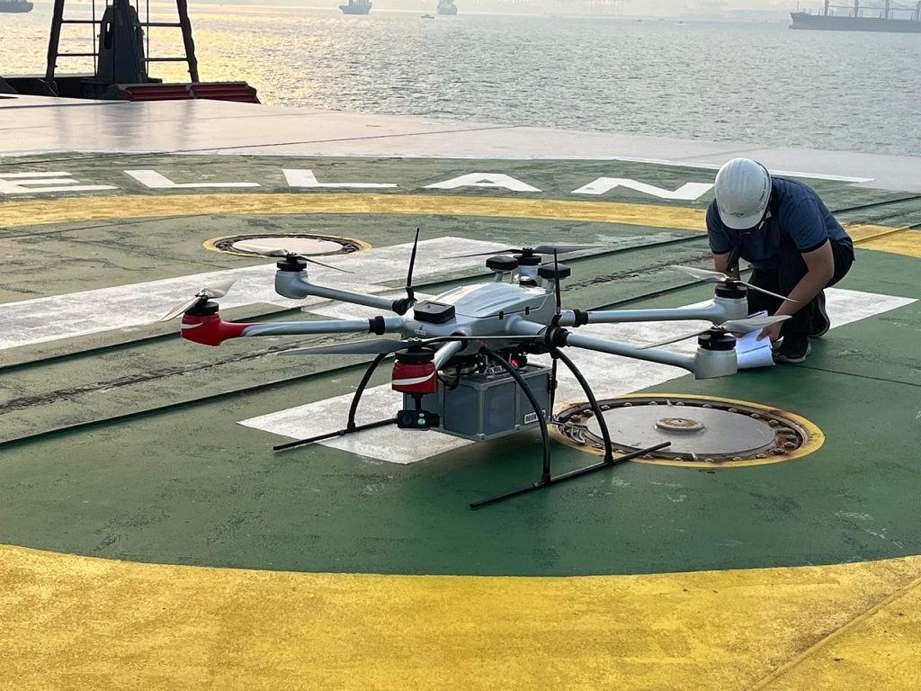 S5 Agency World completed its first drone delivery of Cash to Master to the bulk carrier &ldquo;NORD MAGELLAN&rdquo;, as it was anchored in Singapore.  