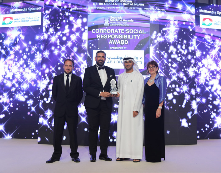 Aspida wins the CSR Award at Seatrade Middle East Awards 2017