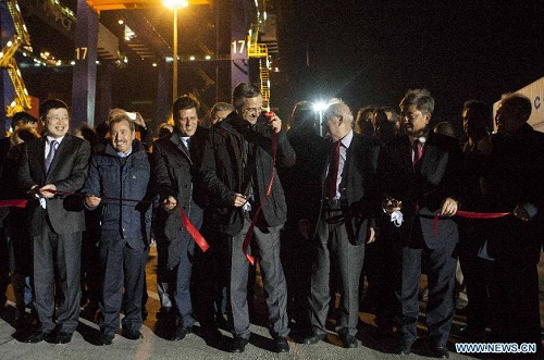 Chinese, Greek PMs hail port expansion project