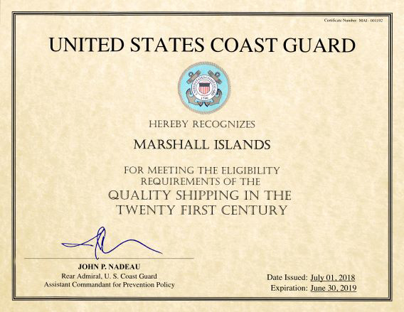 &Eta; Diana Shipping &sigma;&tau;&omicron;&nu; &theta;&epsilon;&sigma;&mu;ό &laquo;Qualship 21&raquo;