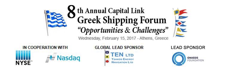 Capital Link&rsquo;s 8th Athens Shipping Forum