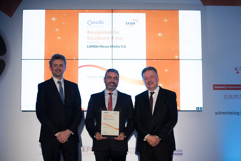 &Eta; &Mu;&alpha;&rho;ί&nu;&alpha; &Phi;&lambda;&omicron;ί&sigma;&beta;&omicron;&upsilon; &delta;&iota;&alpha;&kappa;&rho;ί&theta;&eta;&kappa;&epsilon; &mu;&epsilon; &tau;&omicron; EFQM Recognised for Excellence 4 &alpha;&sigma;&tau;έ&rho;&omega;&nu; &sigma;&tau;&alpha; &Alpha;&rho;&iota;&sigma;&tau;&epsilon;ί&alpha; 2018  