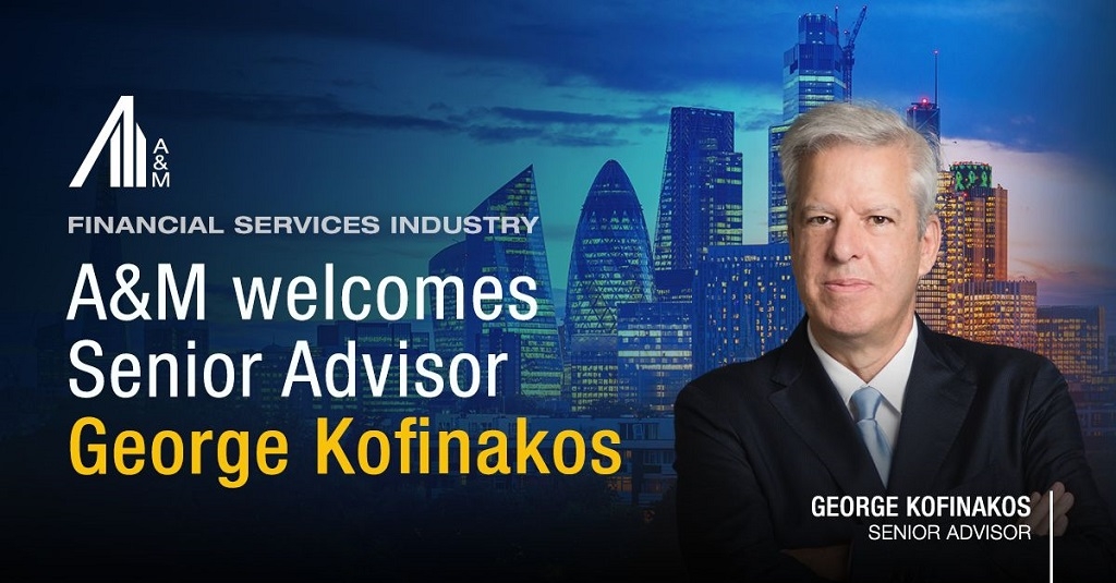 Alvarez &amp; Marsal: Welcome GEORGE KOFINAKOS!