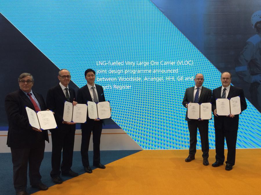 LNG-fuelled very large ore carrier (VLOC) joint design programme announced