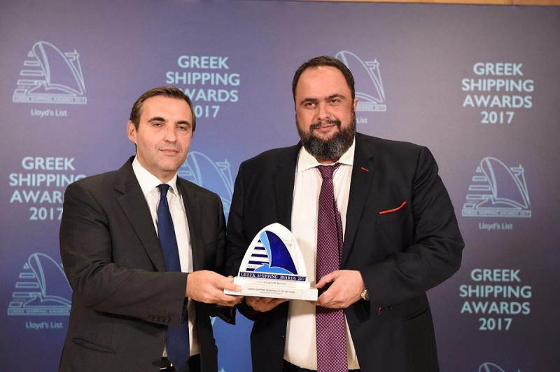 Capital Maritime &amp; Trading Corp. Chairman Mr. Evangelos Marinakis Voted &ldquo;Greek Shipping Personality of the Year&rdquo; at the 2017 Lloyd&rsquo;s List Greek Shipping Awards
