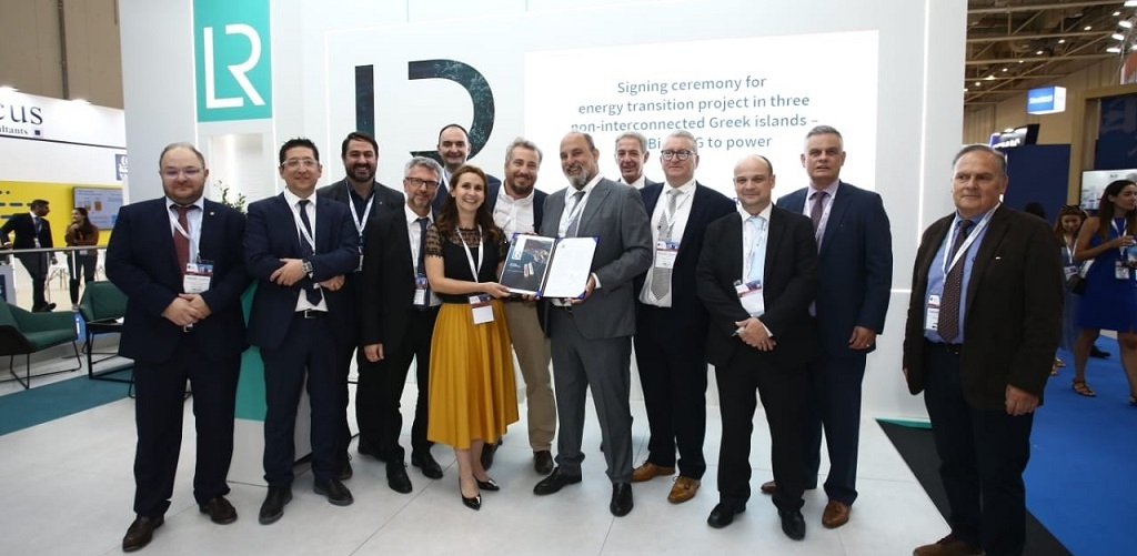 LR and Blue Sea Power sign energy transition project for three Greek islands.