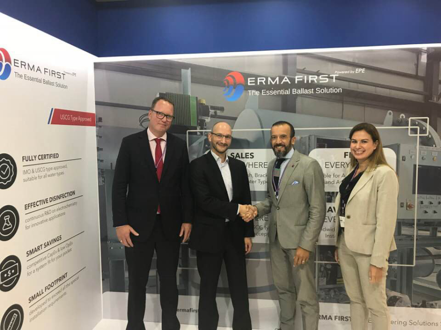 Peter D&ouml;hle Schiffahrts-KG signs agreement with ERMA FIRST for BWTS