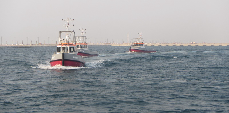 Nakilat Damen delivers 5 vessels for New Port Project 