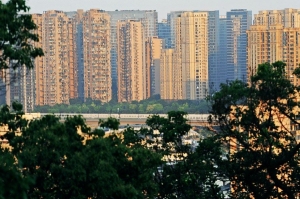 This file photo shows a real estate project in Hangzhou, capital of east China's Zhejiang Province. (Xinhua/Tan Jin)