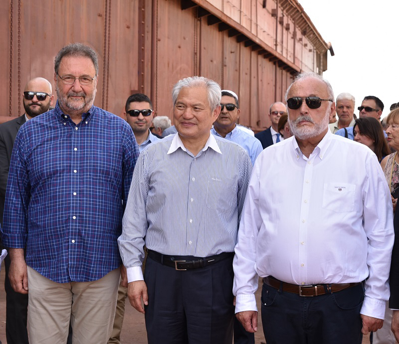 A visit - tour at Perama Ship Repair Zone took place today