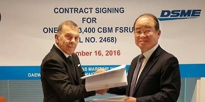 Angelikoussis comes to DSME&rsquo;s rescue with LNG-FSRU newbuilding order worth $590 million